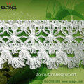 New design guipure shape high quality flower crochet lace trim